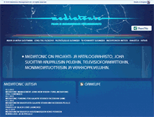Tablet Screenshot of mediatonic.fi